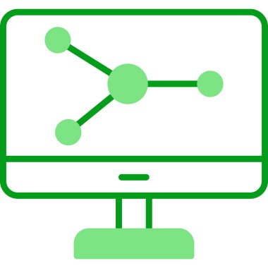 Bilgisayar. Web simgesi vektör illüstrasyonu. multimedya ve baskı kavramı