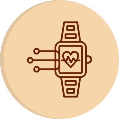 vector illustration of smart watch 
