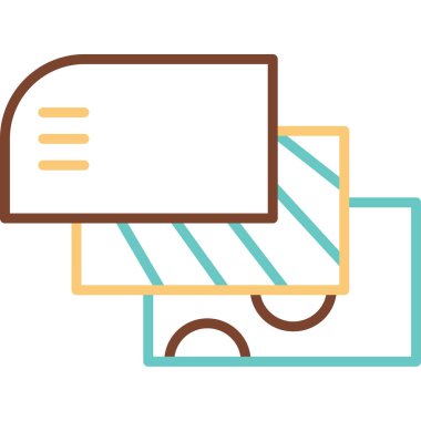 Toprak simgesinin vektör illüstrasyonu 