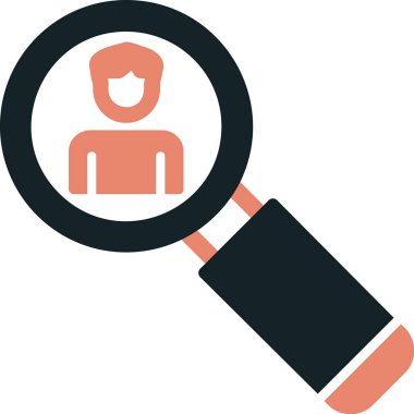 Asker Adayı Web simgesi vektör illüstrasyonu