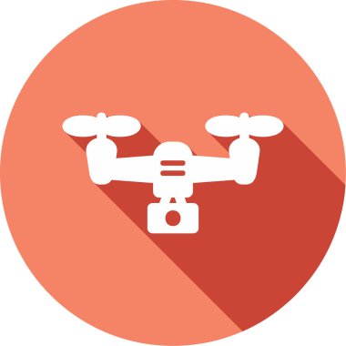 5g Drone simgesi, vektör illüstrasyonu, basit tasarım