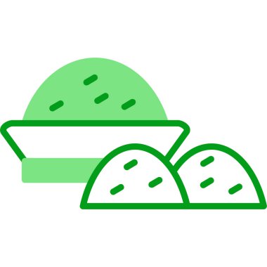 Tuz. Web simgesi basit illüstrasyon