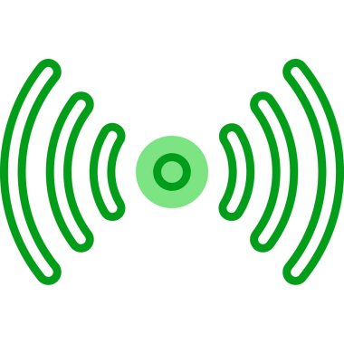 kablosuz ikon tasarım vektörü. multimedya ve baskı kavramı