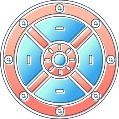 Ağ için koruma kalkanı vektör simgesi 