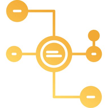 Diyagram web simgesi basit illüstrasyon 