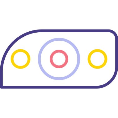 Modern araba aydınlatma simgesinin vektör illüstrasyonu                  