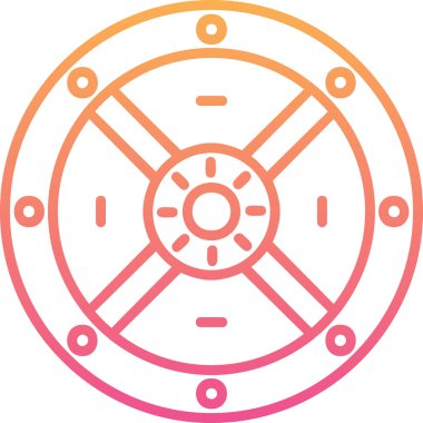 Ağ için koruma kalkanı vektör simgesi 