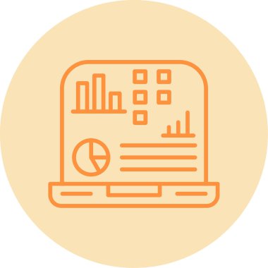 Eğilim biçimi izole edilmiş arka planda mali simge 