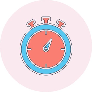 Kronometre simgesi çizimi