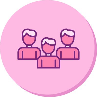 vector illustration of Group people icon 