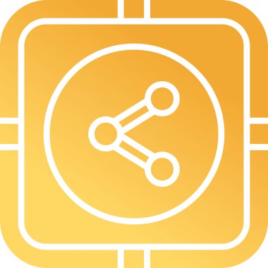 Web simgesini basit bir illüstrasyonla paylaş 