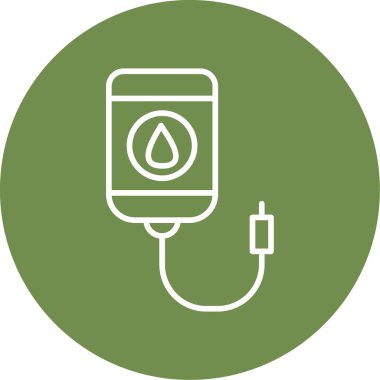 Modern Diyaliz simgesinin vektör çizimi          