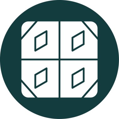 Döşeme. Web simgesi basit illüstrasyon