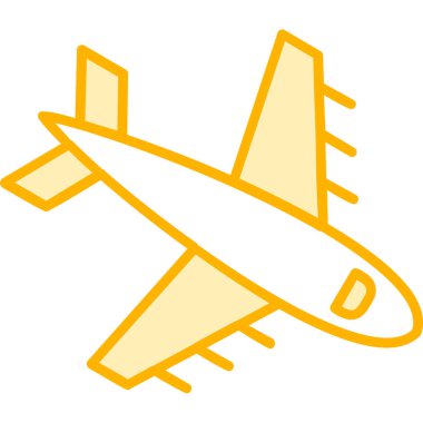  Uçak. Web simgesi basit illüstrasyon