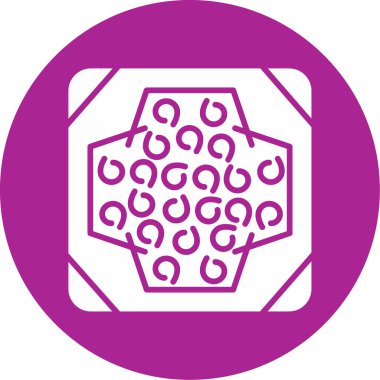 Döşeme. Web simgesi basit illüstrasyon