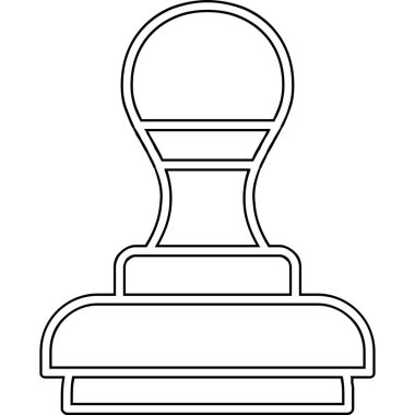 pul simgesi, vektör illüstrasyonu basit tasarım