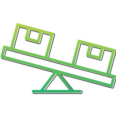 Web simgesi vektör illüstrasyonunu dengele