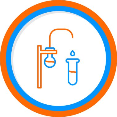 Araştırma simgesi ögesinin vektör illüstrasyonu 