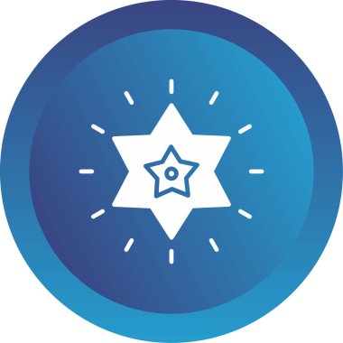 yıldız web simgesi basit illüstrasyon 