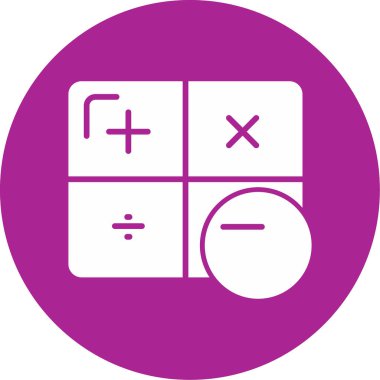 hesap makinesi vektör simgesi modern basit vektör çizimi