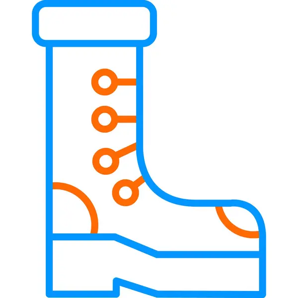 stock vector Boot web icon simple illustration 