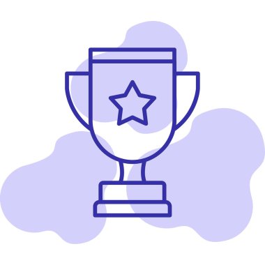 Kupa kupası. simge vektör illüstrasyonu