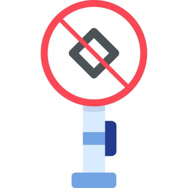 Öncelikli web simgesi vektör illüstrasyonunun sonu