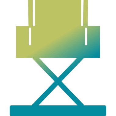 Yönetici Koltuğu simgesinin vektör illüstrasyonu           