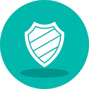 kalkan simgesi web basit illüstrasyon