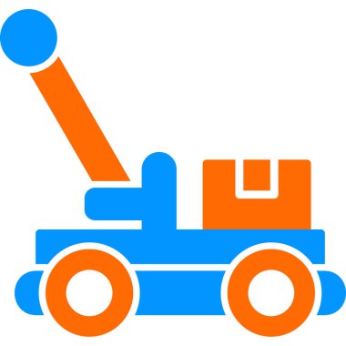 Modern tramvay simgesinin vektör çizimi             