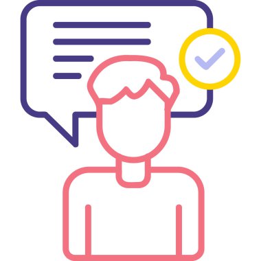 Karar Web simgesi vektör illüstrasyonu oluşturma