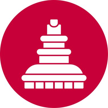 Çeşme. Web simgesi basit illüstrasyon