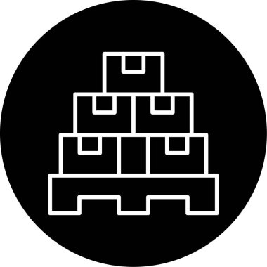 paletler web simgesi vektör illüstrasyonu