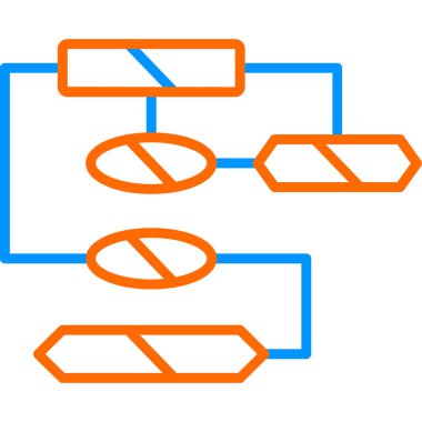 Şema web simgesi vektör illüstrasyonu 