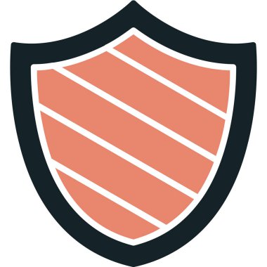 kalkan simgesi web basit illüstrasyon