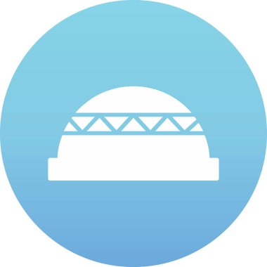 Bosu Ball web simgesi vektör illüstrasyonu