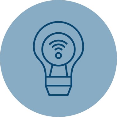 ampul simgesi, vektör illüstrasyonu 