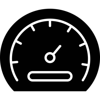 Hız göstergesinin vektör illüstrasyonu 