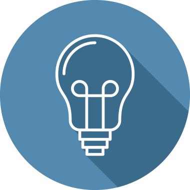 Ampul. Web simgesi basit illüstrasyon 