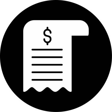 Bill simgesi, vektör illüstrasyonu basit tasarım