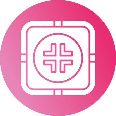 Çıkış düğmesi simgesi, basit vektör illüstrasyonu 