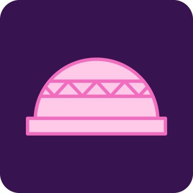 Bosu Ball web simgesi vektör illüstrasyonu