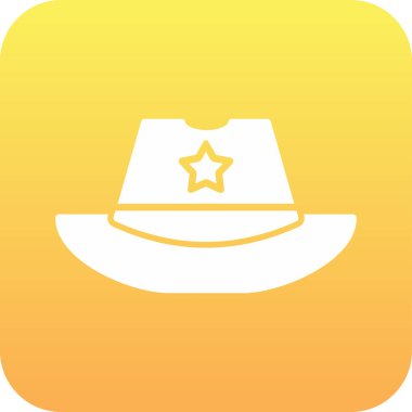 Şapka kutsal kişilerin resmi, basit vektör çizim 