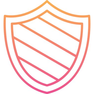 kalkan simgesi web basit illüstrasyon