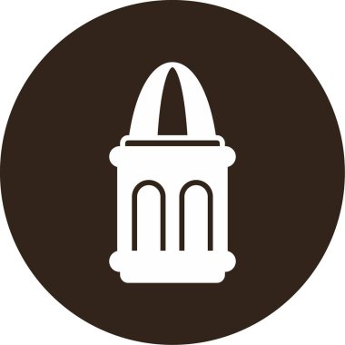 Bir fener ağ simgesinin vektör illüstrasyonu