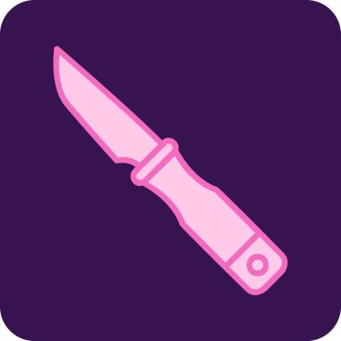 bıçak simgesi vektör illüstrasyonu