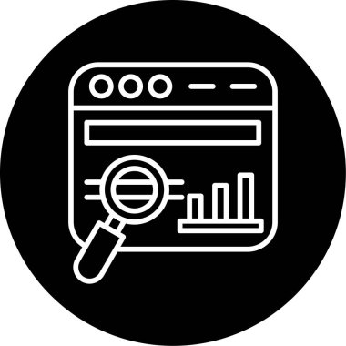 vektör Arama Web simgesi illüstrasyonu 