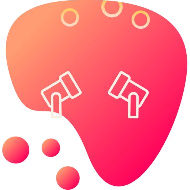 Spotlights modern simgesinin vektör illüstrasyonu                   