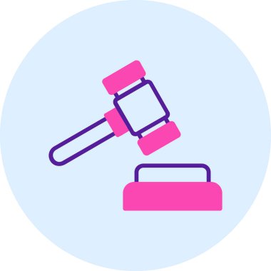 Adalet simgesi vektörünün çekici