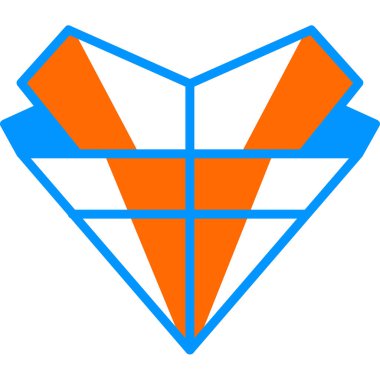 Elmas. Web simgesi basit illüstrasyon